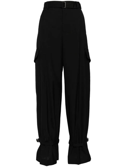 Belted Tailored Trousers