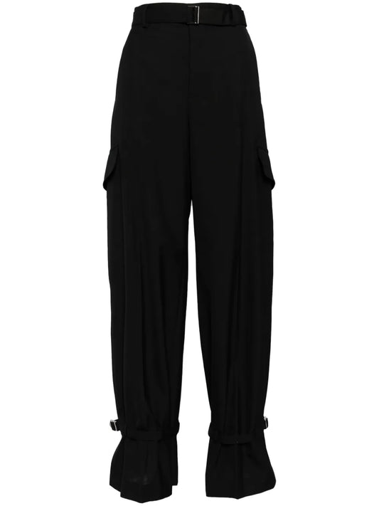 Belted Tailored Trousers