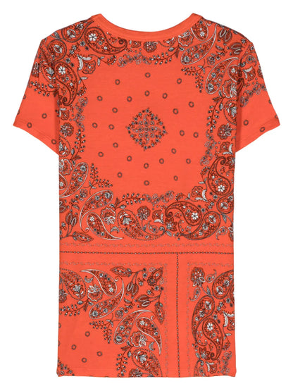 Bandana-Print Jersey T-Shirt