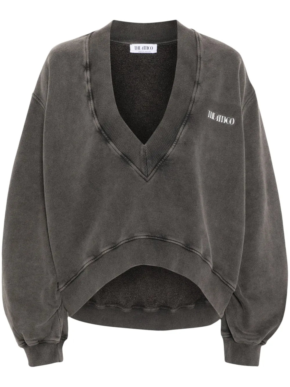 Logo-Rubberised Cotton Sweatshirt