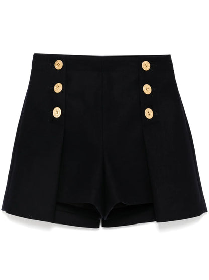 Pleated Tailored Short