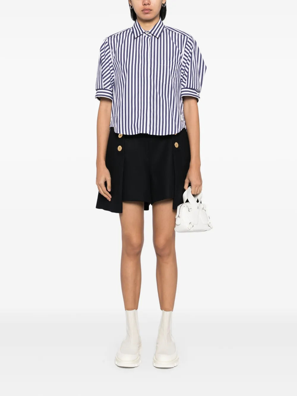 Pleated Tailored Short