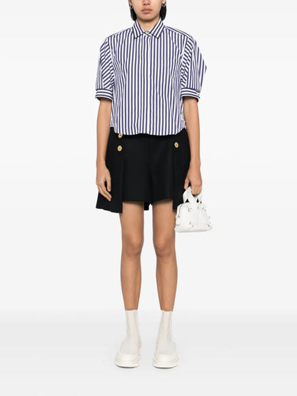 Pleated Tailored Short