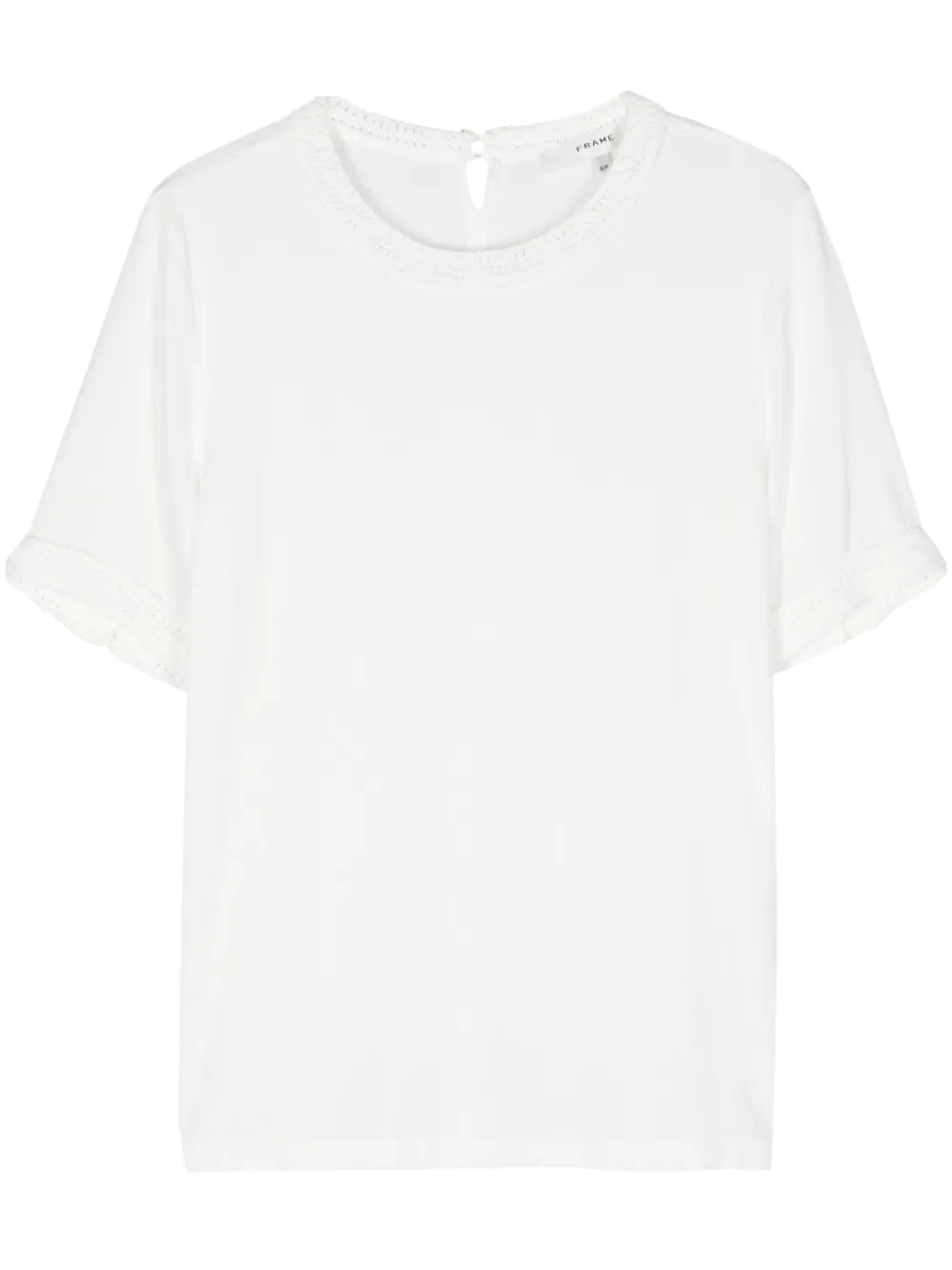 Crochet-Trim T-Shirt