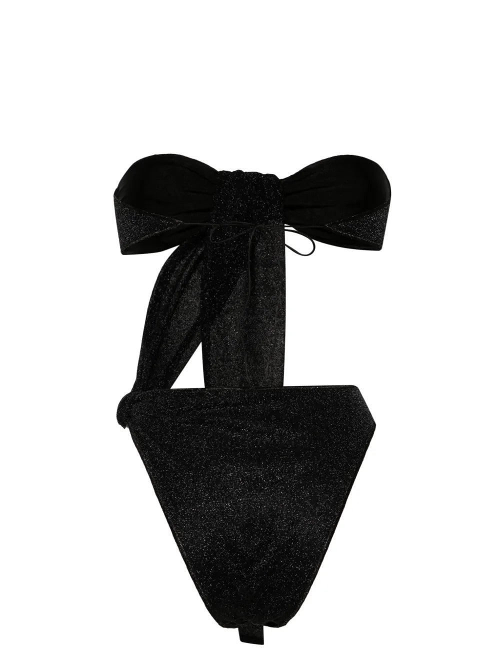 Cut-Out Detail Lurex Swimsuit