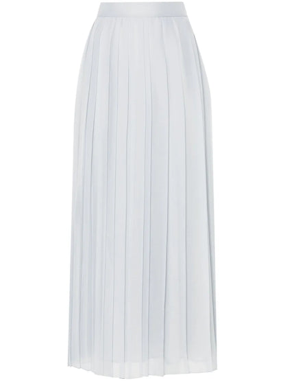 Plissé Midi Skirt