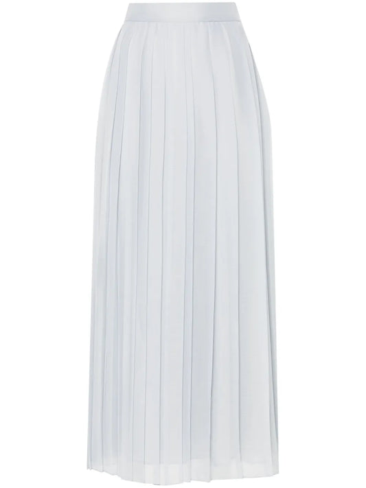 Plissé Midi Skirt