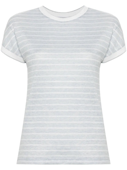 Striped Crew Neck T-Shirt