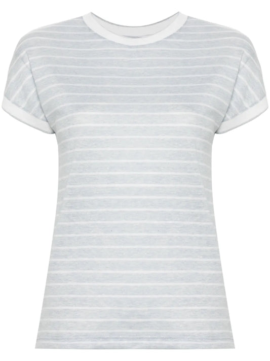 Striped Crew Neck T-Shirt