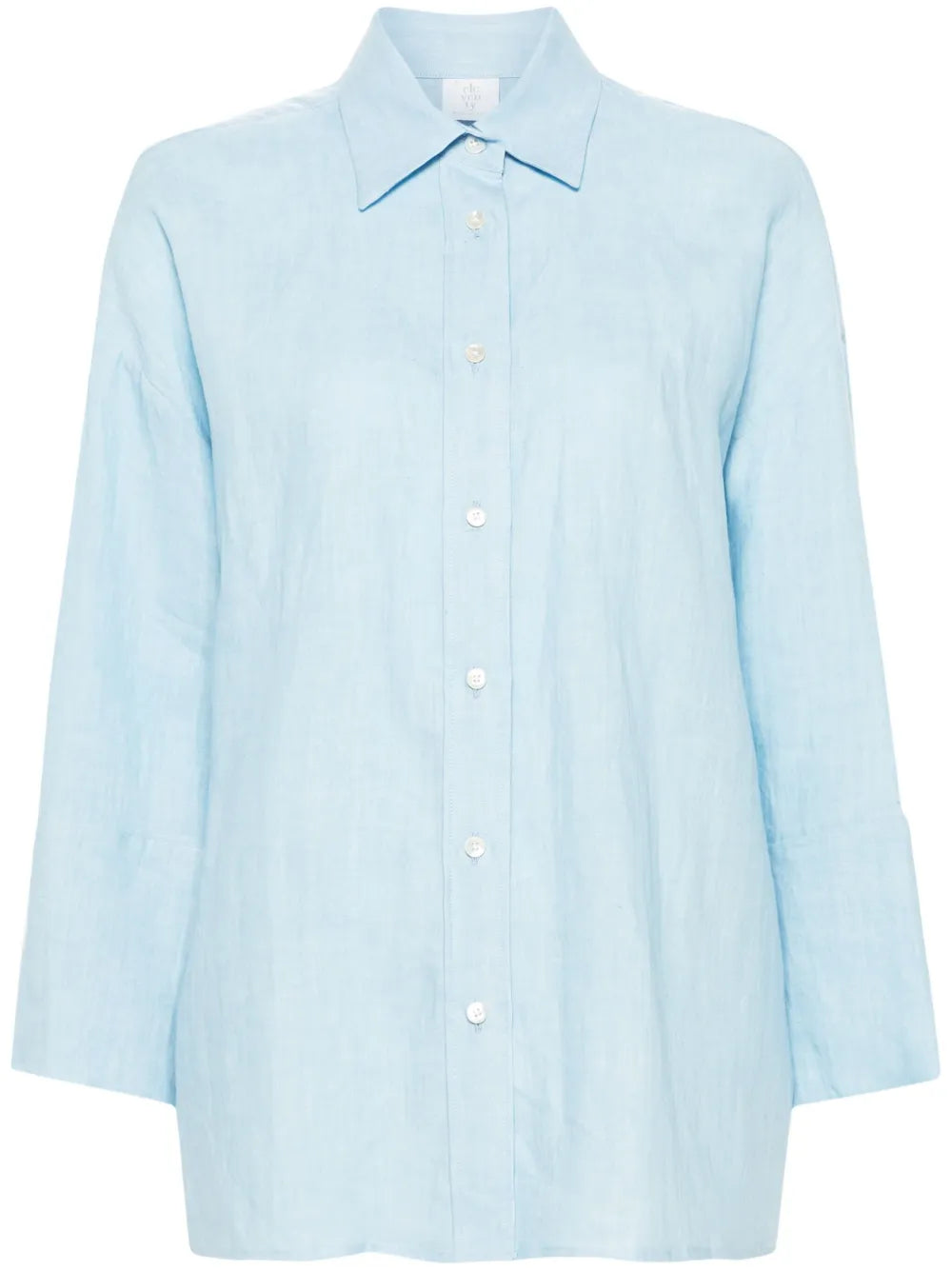Linen Drop-Shoulder Shirt