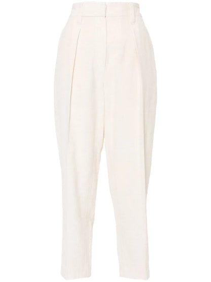 Pressed-Crease Corduroy Trousers