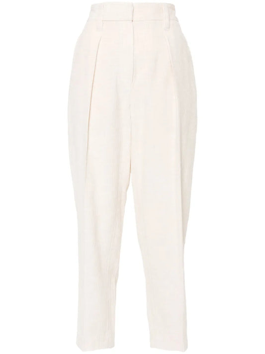Pressed-Crease Corduroy Trousers
