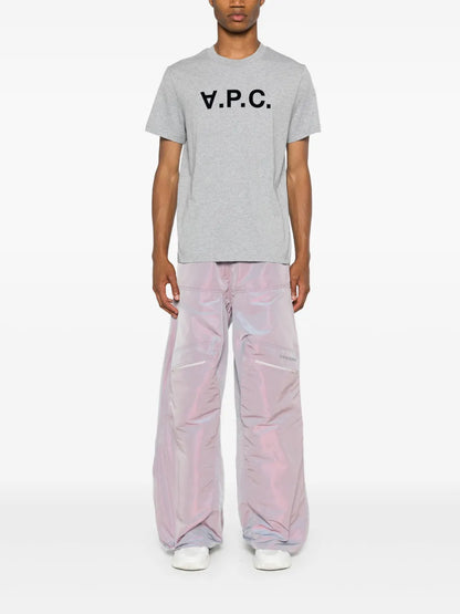 Flocked-Logo Cotton T-Shirt