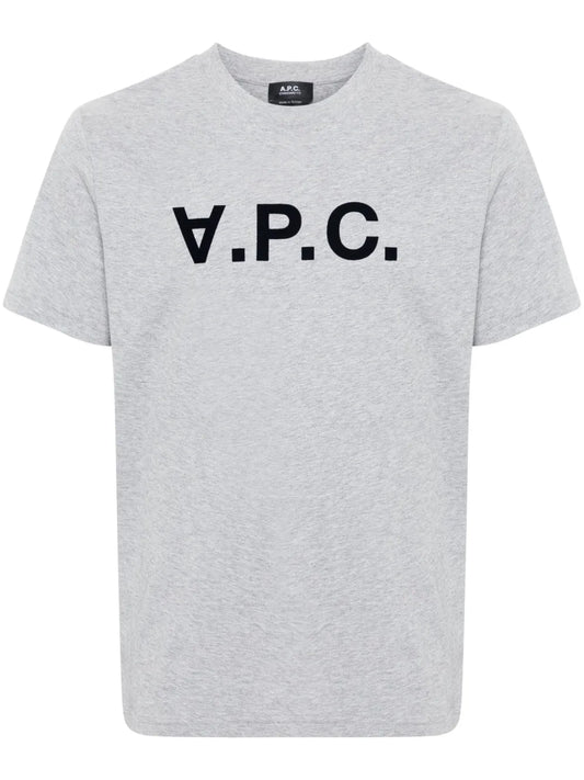 Flocked-Logo Cotton T-Shirt