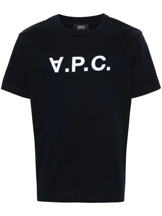 Flocked-Logo Cotton T-Shirt