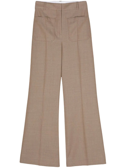 Alina High-Waist Flared Trousers