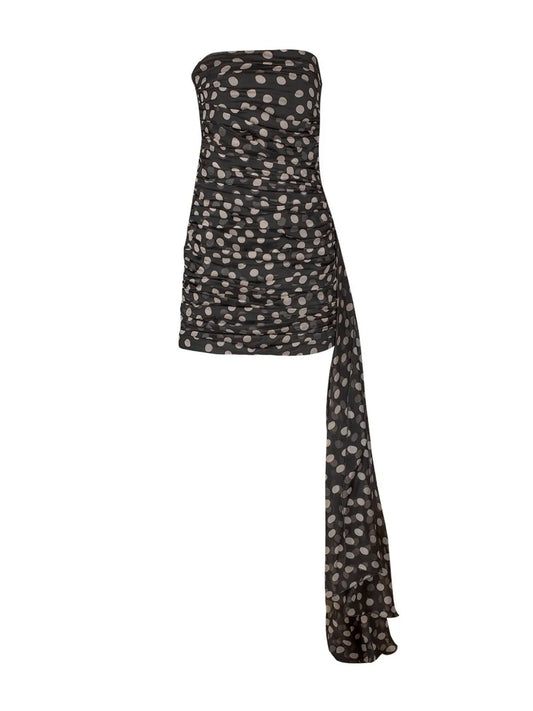 Ambra Polka-Dot Minidress