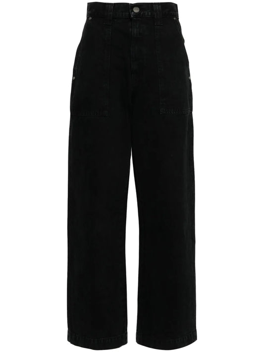 Hewitt High-Rise Wide-Leg Jeans