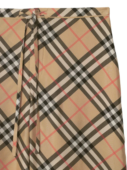 Nova Check Silk Pyjama Trousers