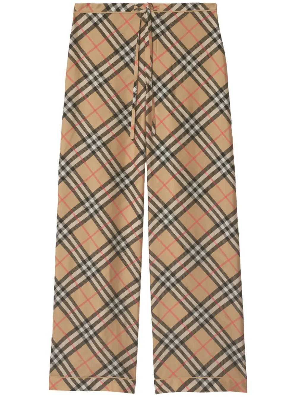 Nova Check Silk Pyjama Trousers