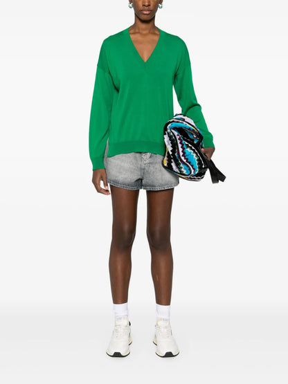 V-Neck Wool Jumper