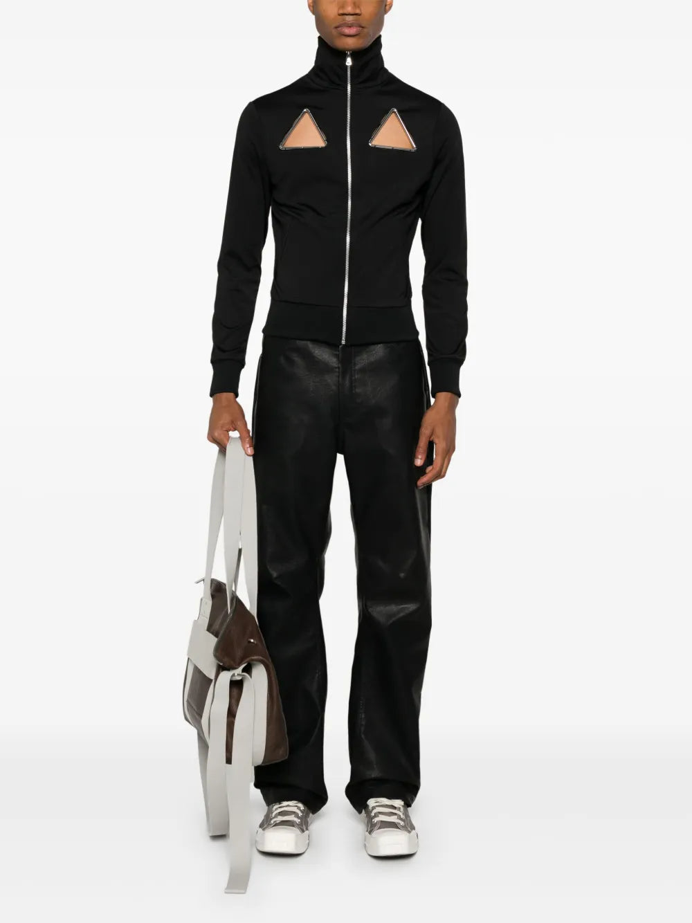 Triangle Cut-Out Track Jacket
