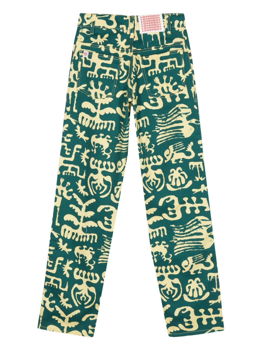 Art Logo-Patch Jeans