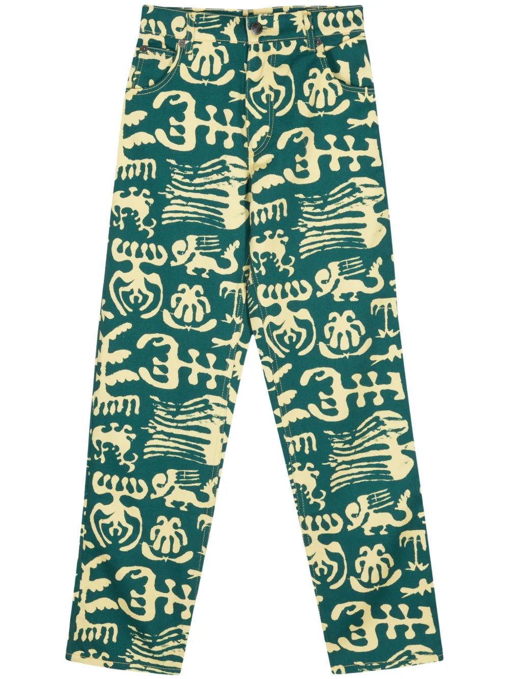 Art Logo-Patch Jeans