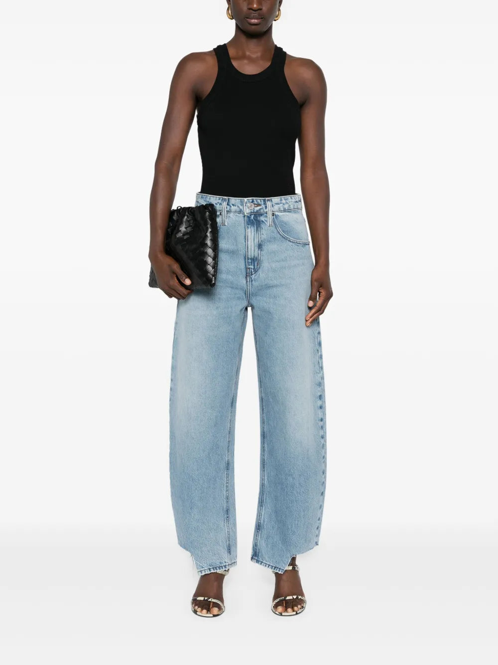 Logo-Embroidered Ribbed Tank Top
