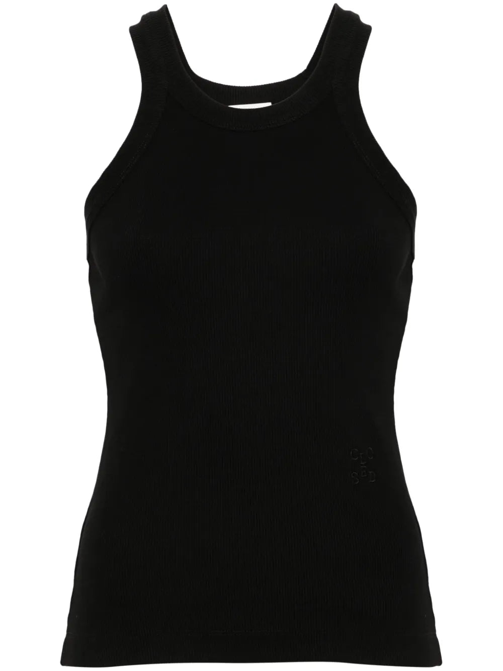 Logo-Embroidered Ribbed Tank Top