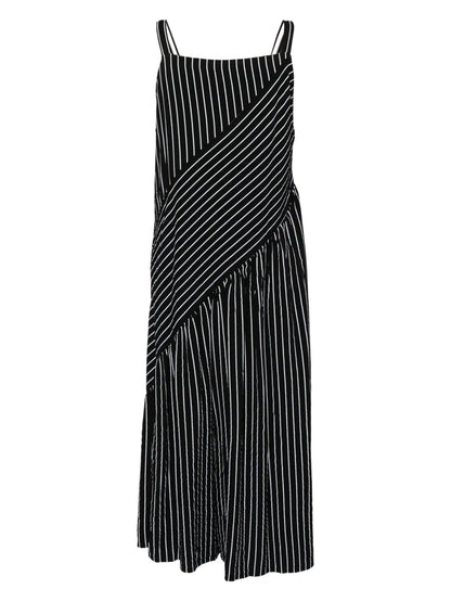 Striped Poplin Jumpsuit