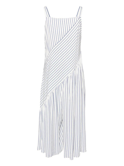 Striped Poplin Jumpsuit