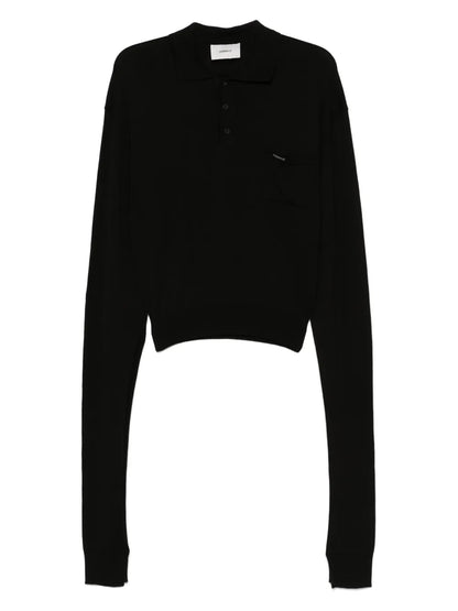 Knitted Polo Top