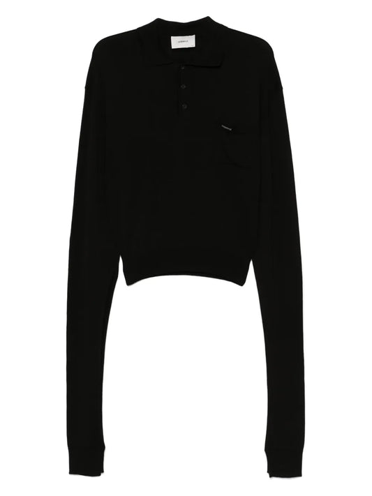 Knitted Polo Top