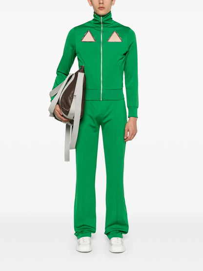Triangle Cut-Out Track Jacket