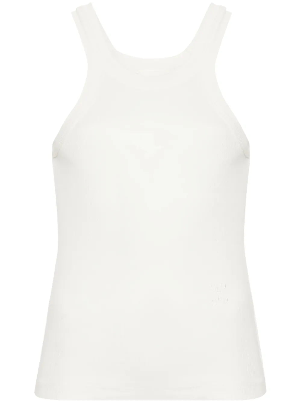 Logo-Embroidered Ribbed Tank Top