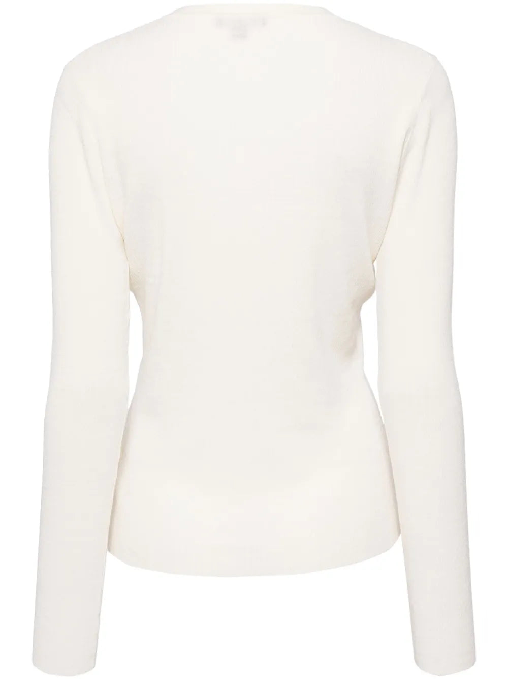 Long-Sleeve Ribbed-Knit Cardigan