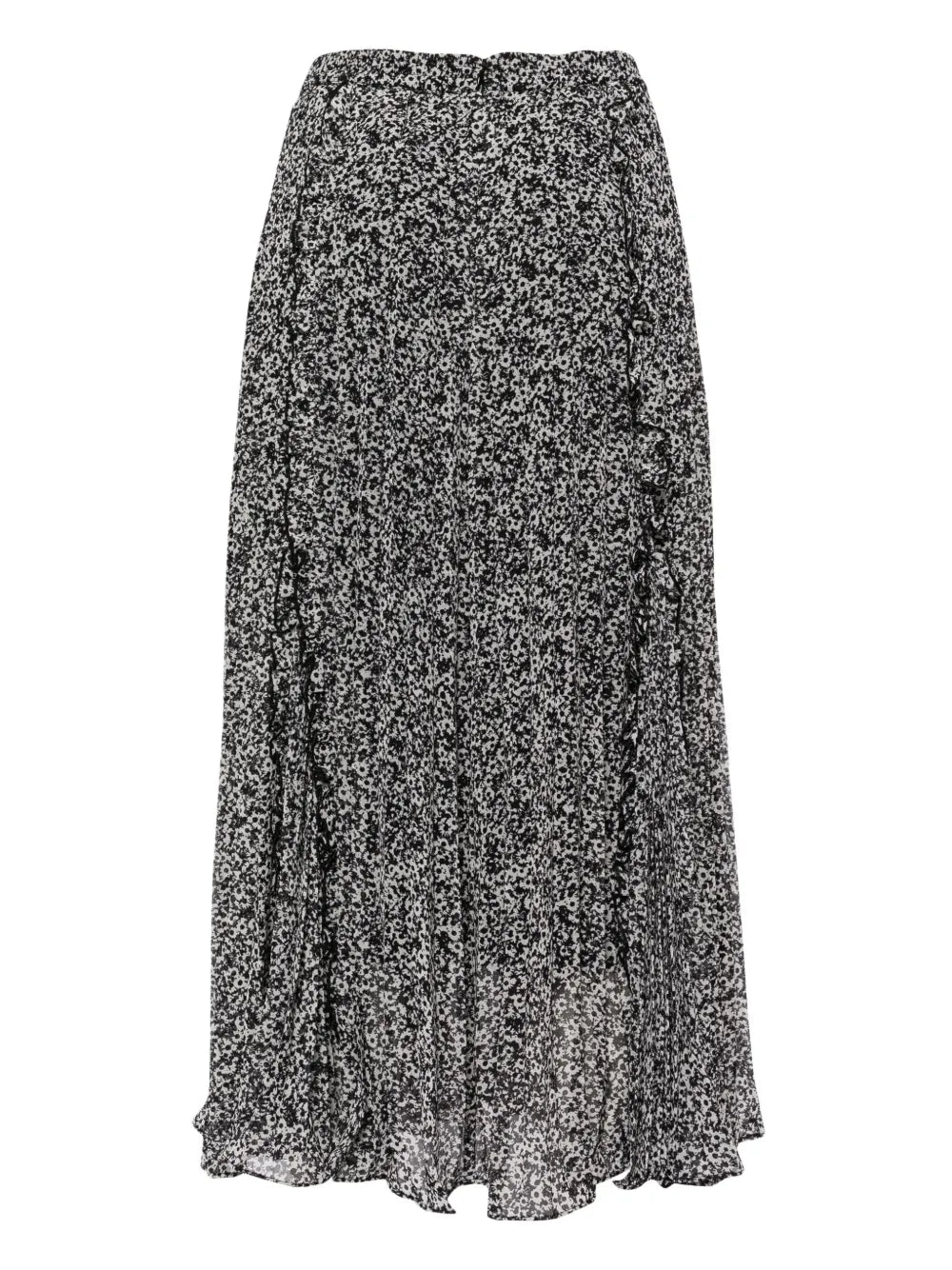 Daisy Print Ruffle Edged Skirt