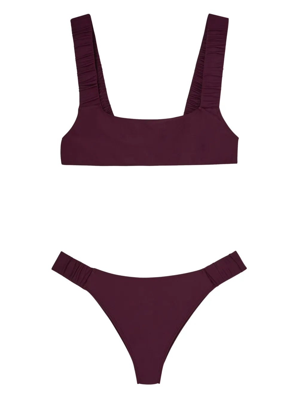 Ruched-Detailing Bikini
