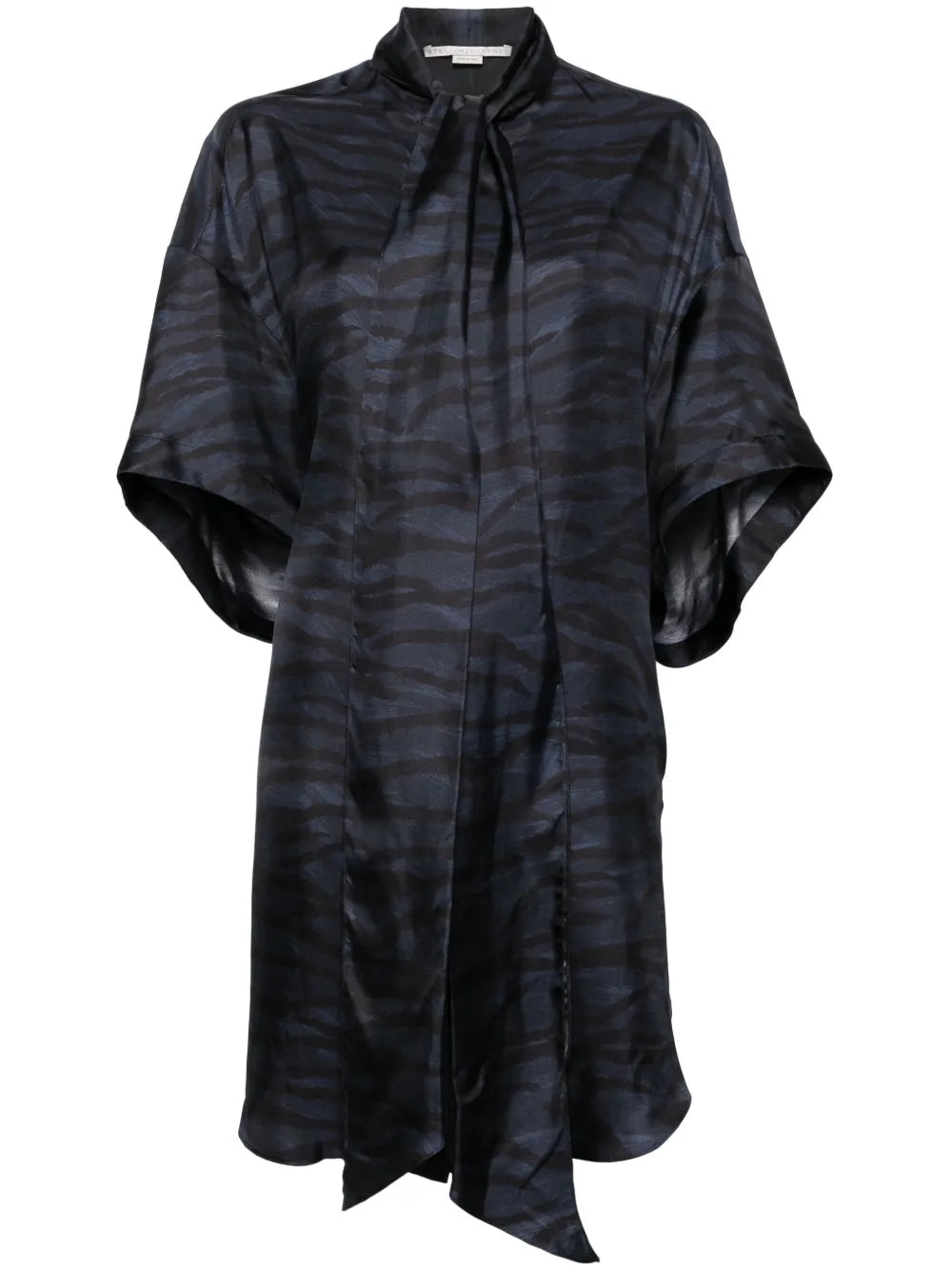 Graphic-Print Shirt Dress