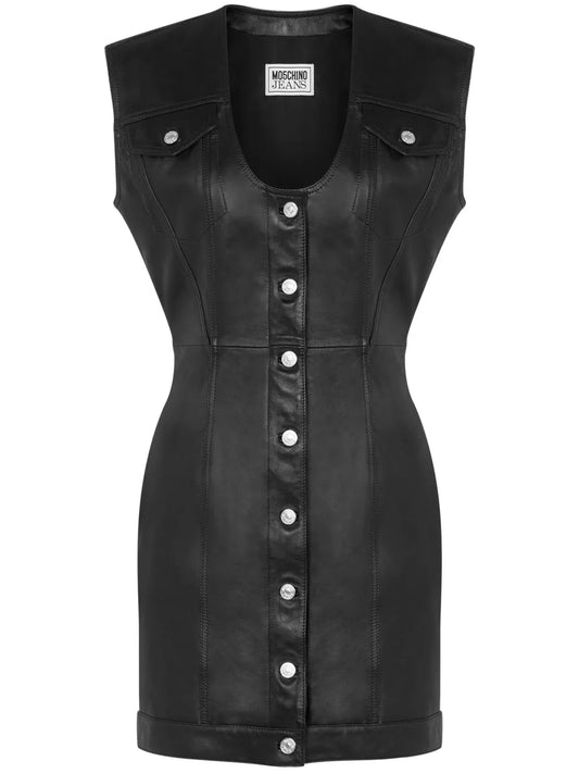 Leather Mini Dress