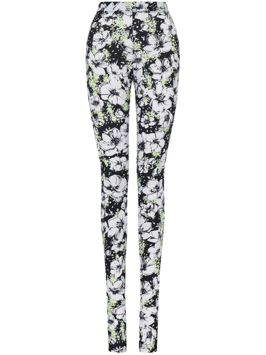 Floral-Print Leggings