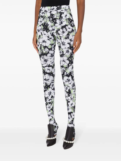 Floral-Print Leggings