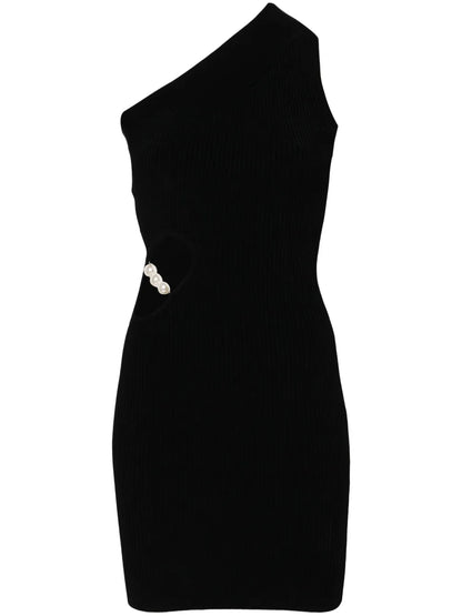 Faux-Pearl Detailing Dress
