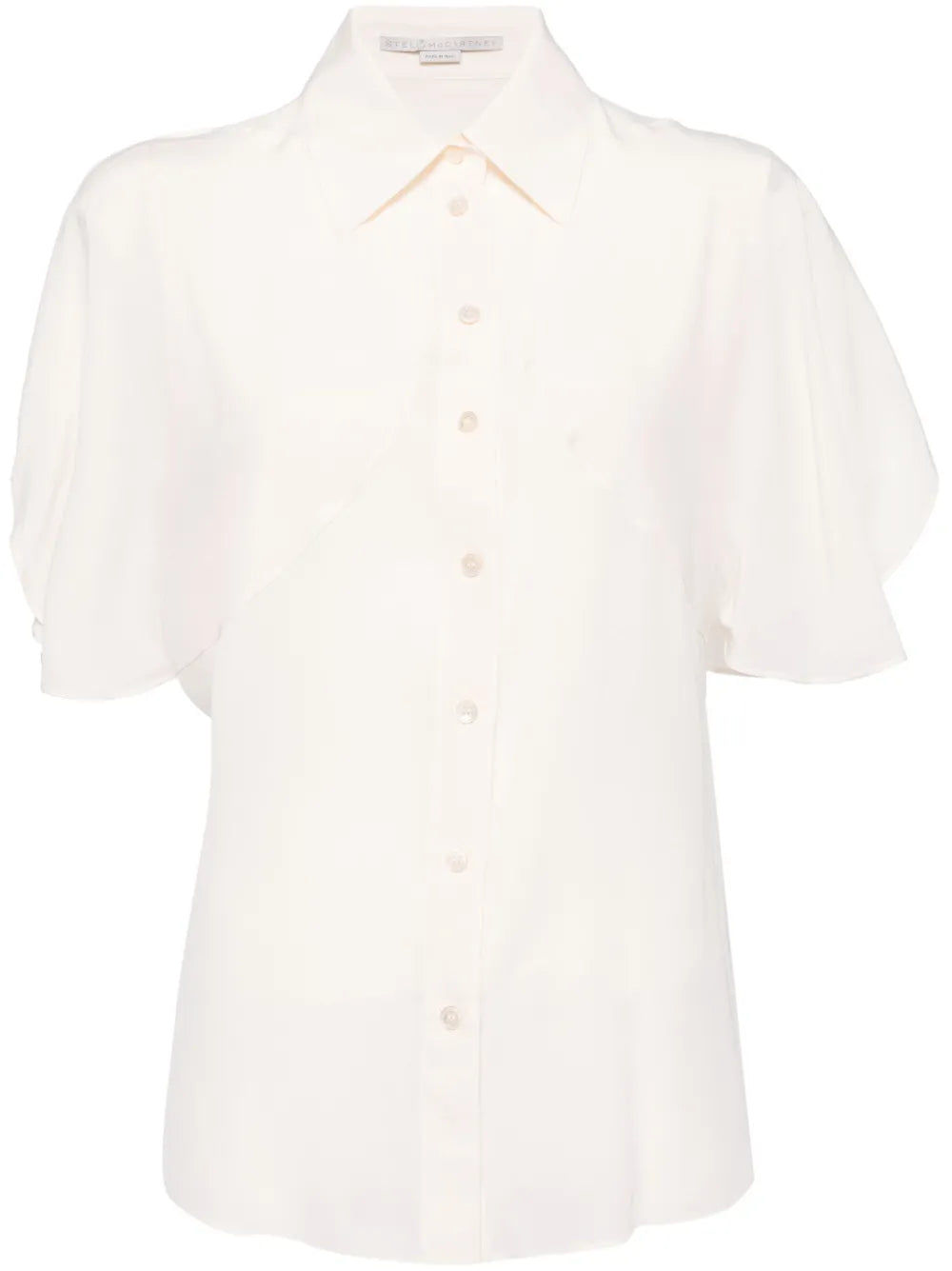 Buttoned-Up Silk Shirt