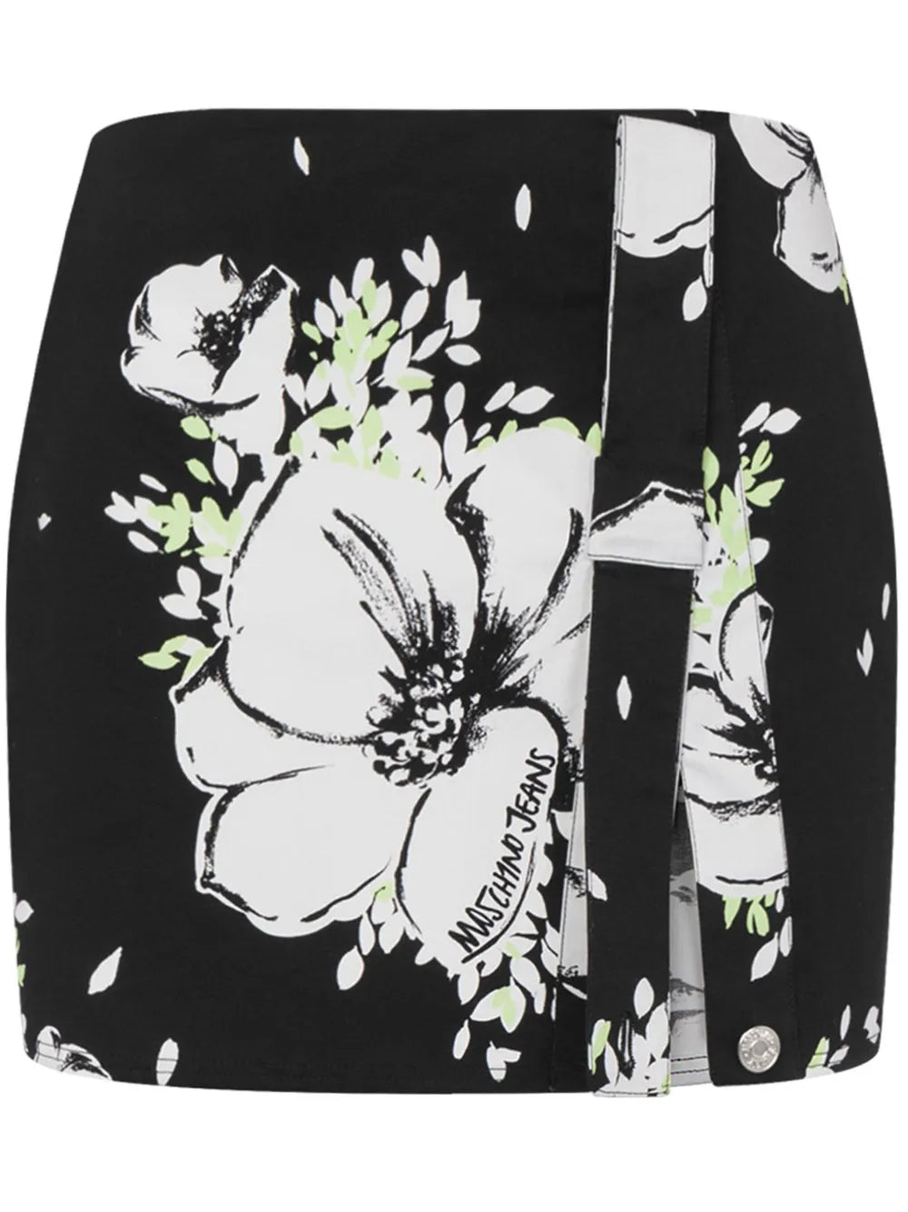Cotton Blend Mini Skirt