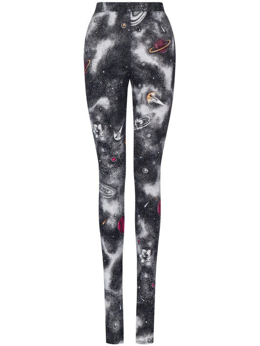 Space-Print Leggings