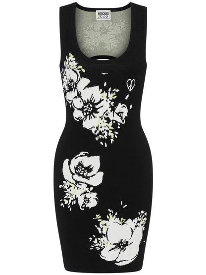 Cut-Out Knitted Dress