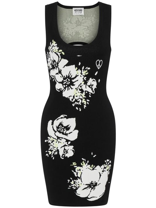 Cut-Out Knitted Dress