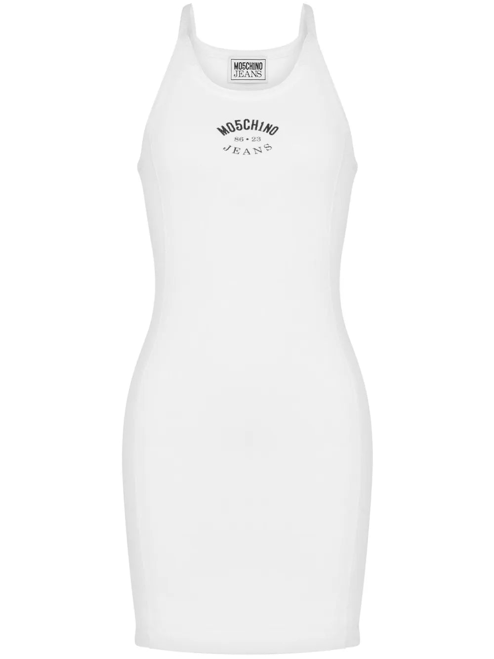 Logo Print Cotton Blend Dress